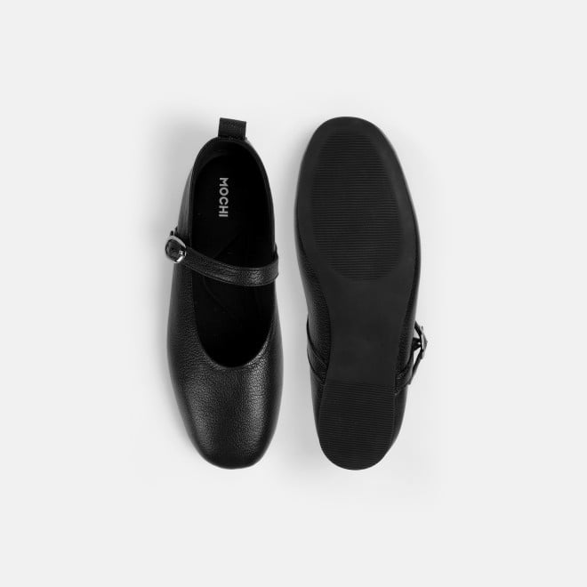 Mochi Women Black Formal Ballerinas (SKU: 31-1025-11-36)
