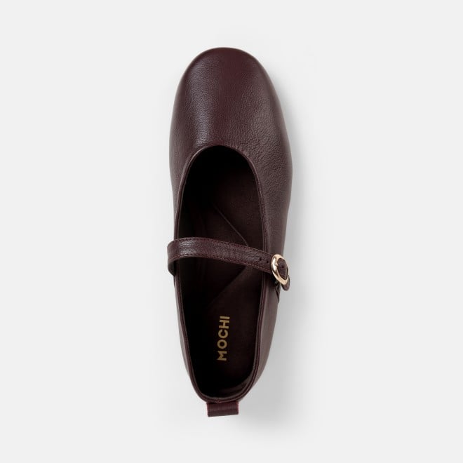Mochi Women Wine Formal Ballerinas (SKU: 31-1025-58-37)