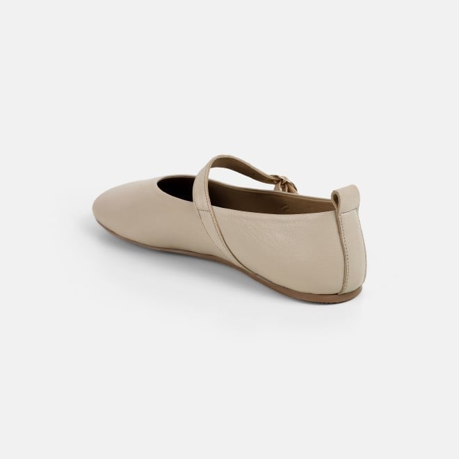 Mochi Women Beige Formal Ballerinas (SKU: 31-1025-20-36)