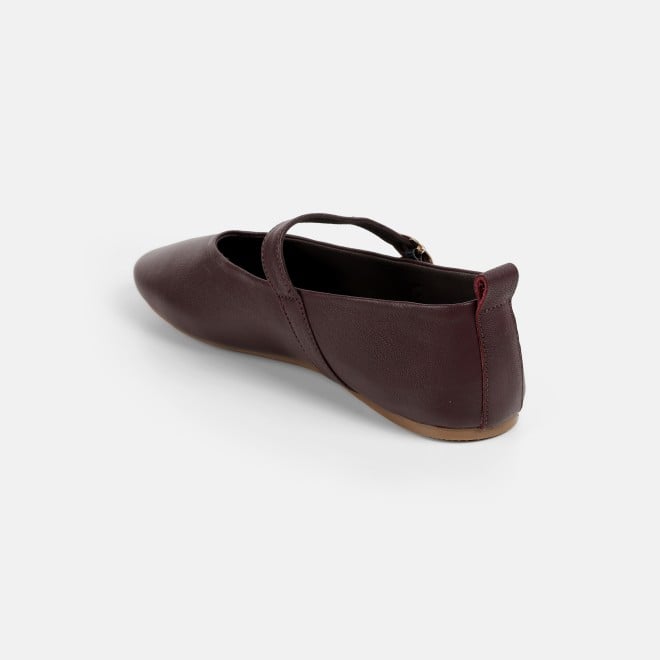Mochi Women Wine Formal Ballerinas (SKU: 31-1025-58-37)