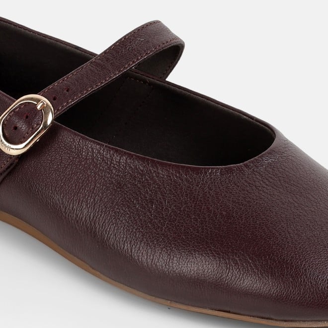 Mochi Women Wine Formal Ballerinas (SKU: 31-1025-58-37)