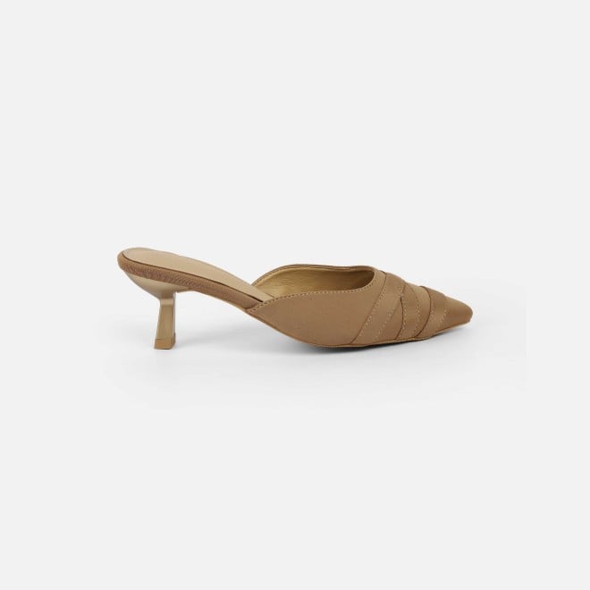 Mochi Women Beige Formal Slip Ons (SKU: 31-1026-20-37)