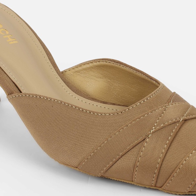 Mochi Women Beige Formal Slip Ons (SKU: 31-1026-20-37)