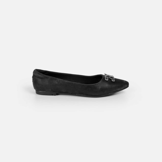 Mochi Women Black Casual Ballerinas (SKU: 31-1027-11-36)