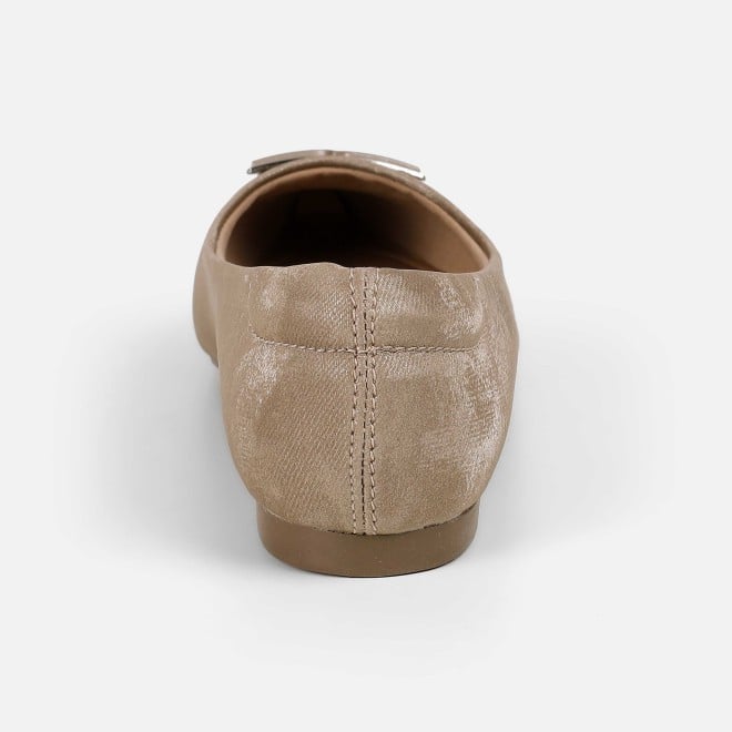 Mochi Women Beige Casual Ballerinas (SKU: 31-1027-20-36)