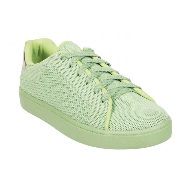 Mochi Women Green Casual Sneakers