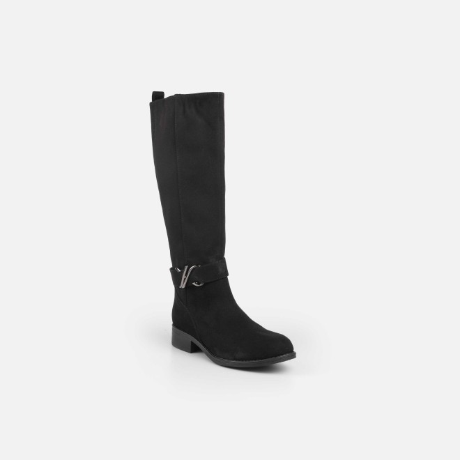 Mochi Women Black Casual Boots (SKU: 31-1032-11-37)