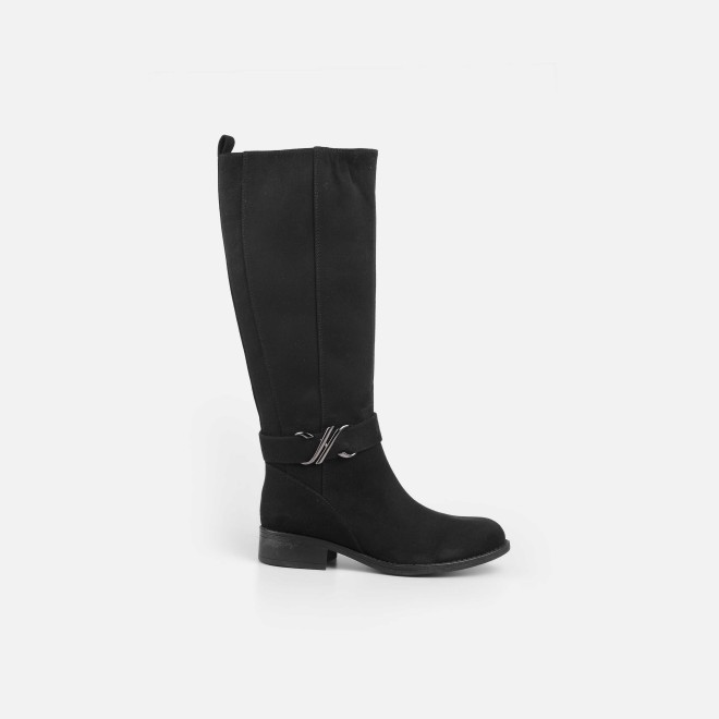 Mochi Women Black Casual Boots (SKU: 31-1032-11-37)