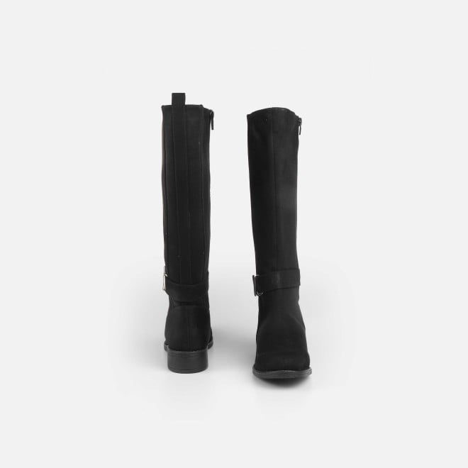 Mochi Women Black Casual Boots (SKU: 31-1032-11-37)