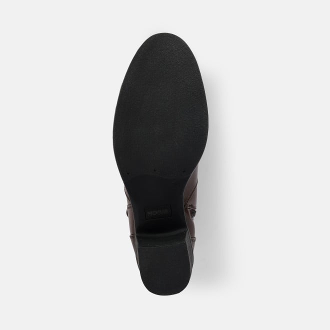 Mochi Women Brown Party Boots (SKU: 31-1035-12-36)