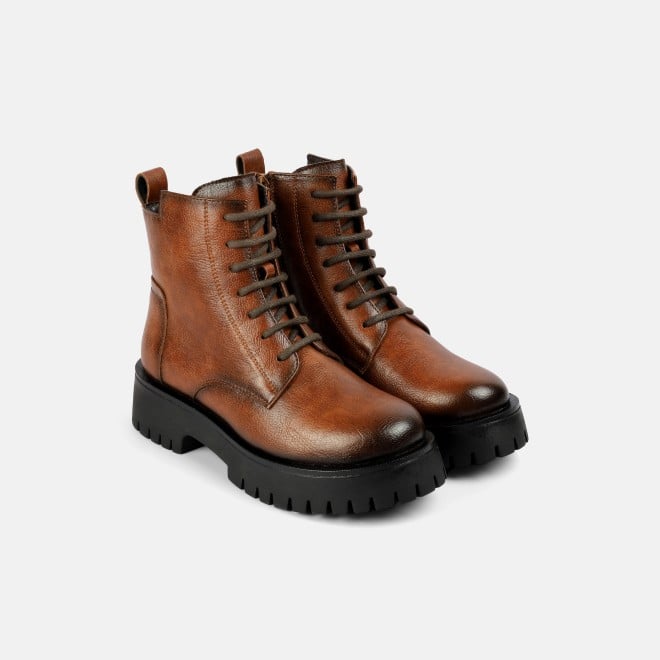 Mochi Women Tan Party Boots (SKU: 31-1040-23-36)