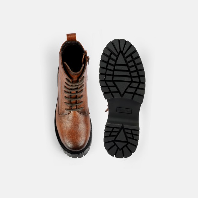 Mochi Women Tan Party Boots (SKU: 31-1040-23-36)