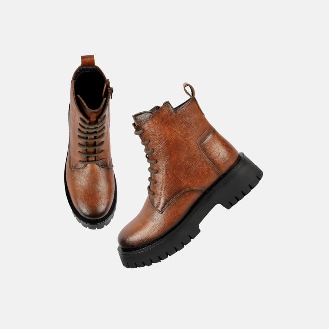 Mochi Women Tan Party Boots (SKU: 31-1040-23-36)