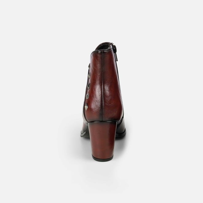 Mochi Women Maroon Party Boots (SKU: 31-1042-44-36)