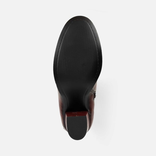 Mochi Women Maroon Party Boots (SKU: 31-1042-44-36)