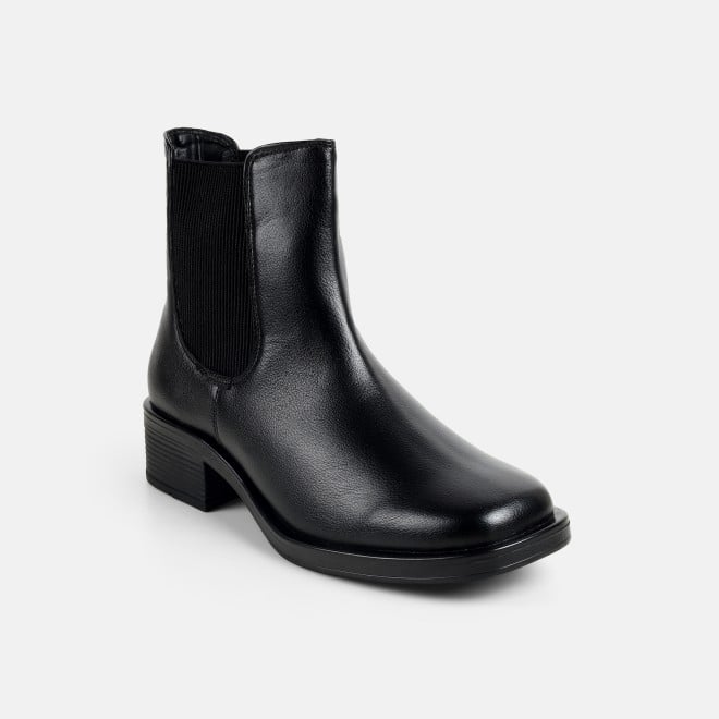 Mochi Women Black Casual Boots