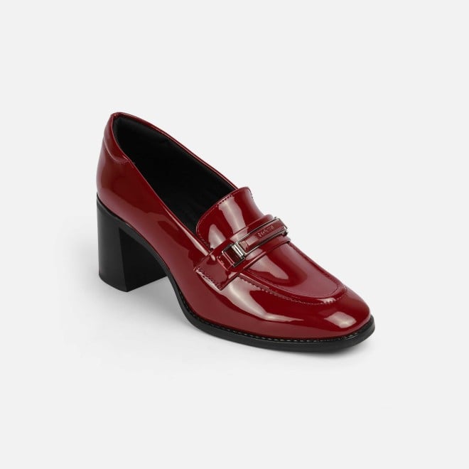 Mochi Women Wine Formal Pumps