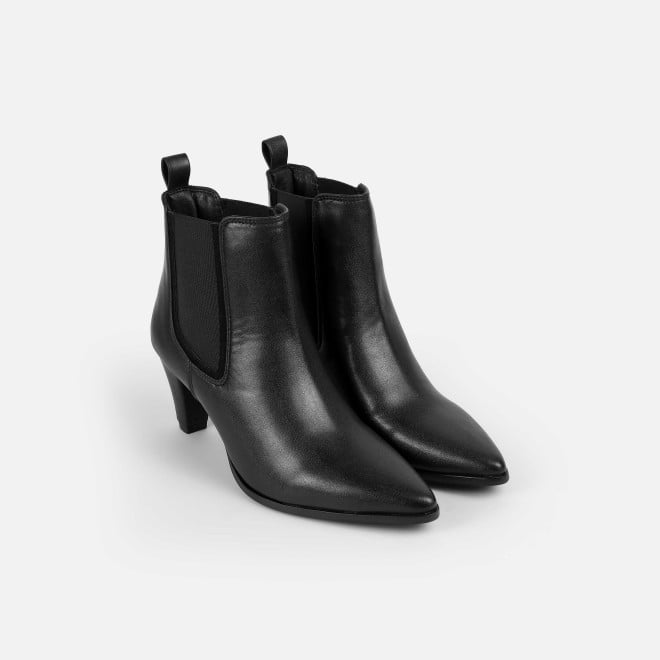 Mochi Women Black Party Boots (SKU: 31-1075-11-38)