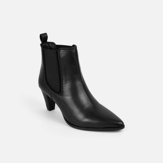 Mochi Women Black Party Boots (SKU: 31-1075-11-38)
