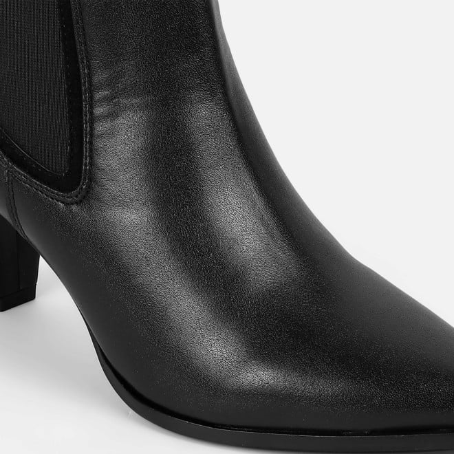 Mochi Women Black Party Boots (SKU: 31-1075-11-38)