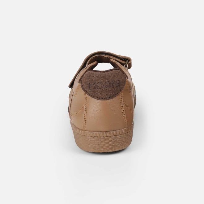 Mochi Women Brown Casual Ballerinas (SKU: 31-1076-12-36)