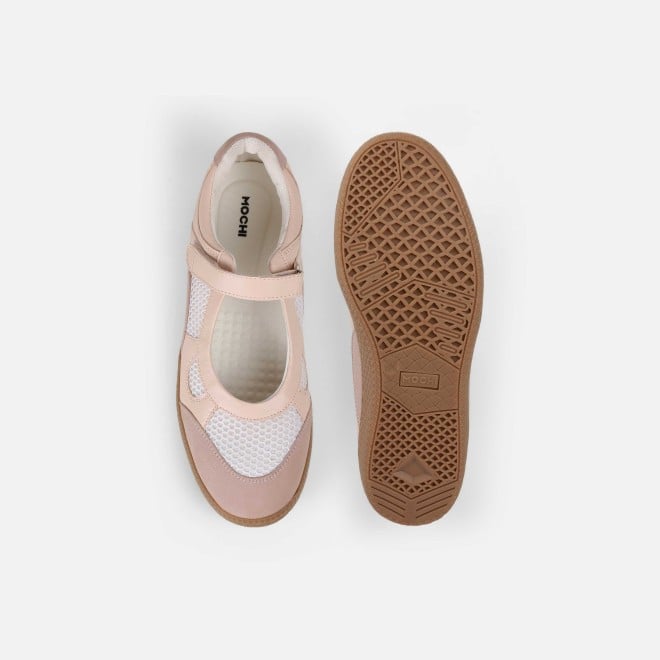 Mochi Women Pink Casual Ballerinas (SKU: 31-1076-24-36)