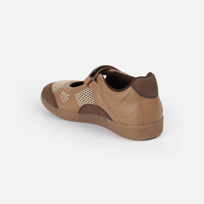Mochi Women Brown Casual Ballerinas (SKU: 31-1076-12-36)