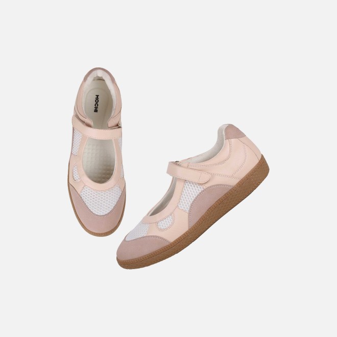 Mochi Women Pink Casual Ballerinas (SKU: 31-1076-24-36)