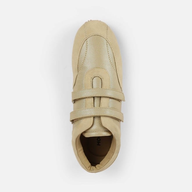 Mochi Women Gold Casual Sneakers (SKU: 31-1077-15-37)