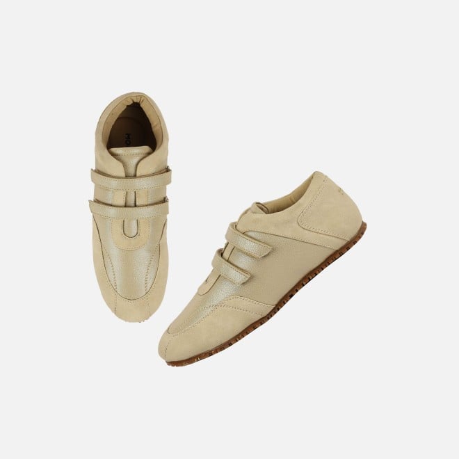 Mochi Women Gold Casual Sneakers (SKU: 31-1077-15-37)