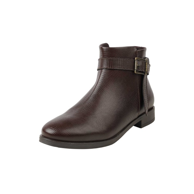 Mochi Women Brown Casual Boots (SKU: 31-1088-12-36)