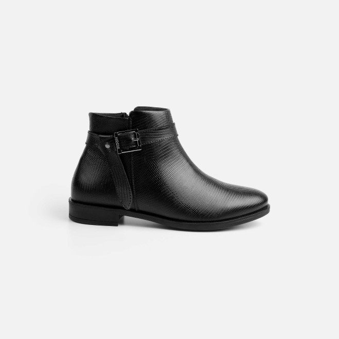Mochi Women Black Casual Boots (SKU: 31-1088-11-36)