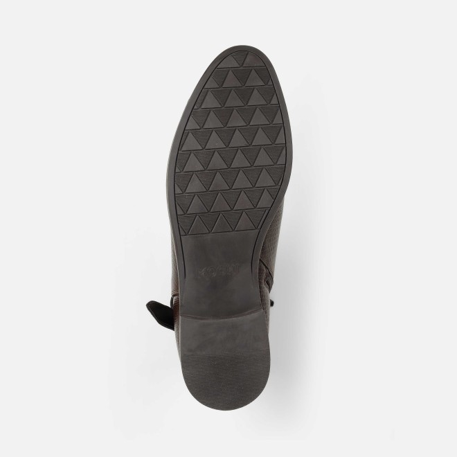 Mochi Women Brown Casual Boots (SKU: 31-1088-12-36)