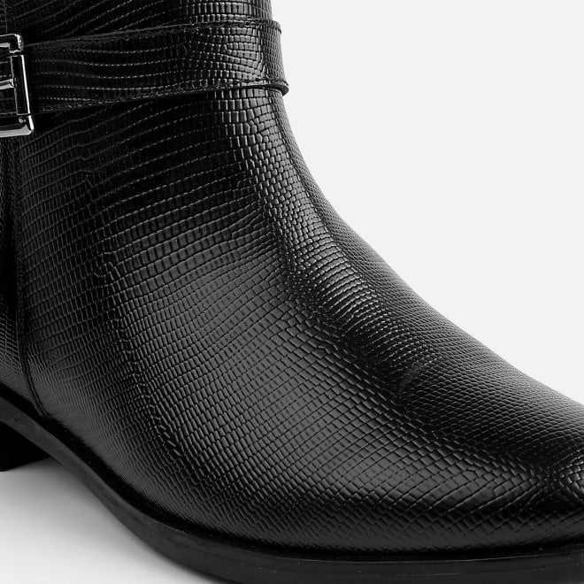 Mochi Women Black Casual Boots (SKU: 31-1088-11-36)