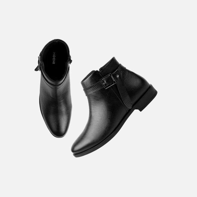 Mochi Women Black Casual Boots (SKU: 31-1088-11-36)