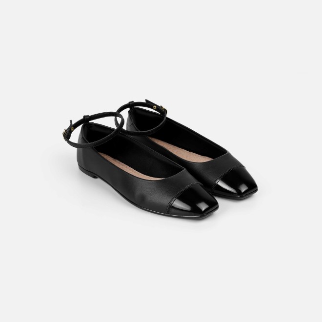 Mochi Women Black Casual Ballerinas (SKU: 31-1091-11-37)