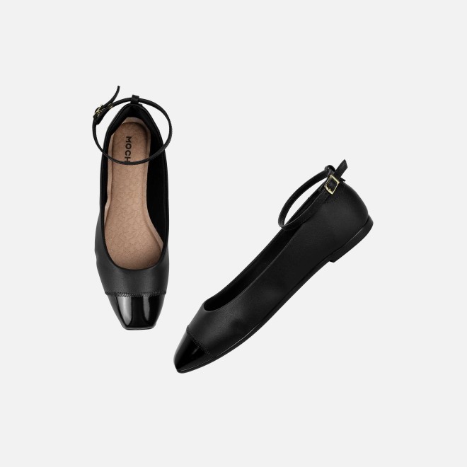 Mochi Women Black Casual Ballerinas (SKU: 31-1091-11-37)