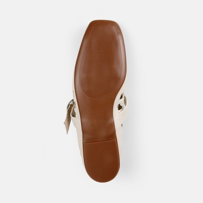 Mochi Women Off-white Casual Ballerinas (SKU: 31-1092-66-37)