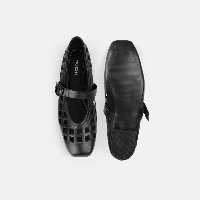 Mochi Women Black Casual Ballerinas (SKU: 31-1092l-11-42)