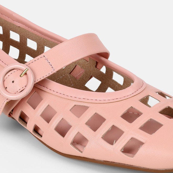 Mochi Women Pink Casual Ballerinas (SKU: 31-1092-24-37)