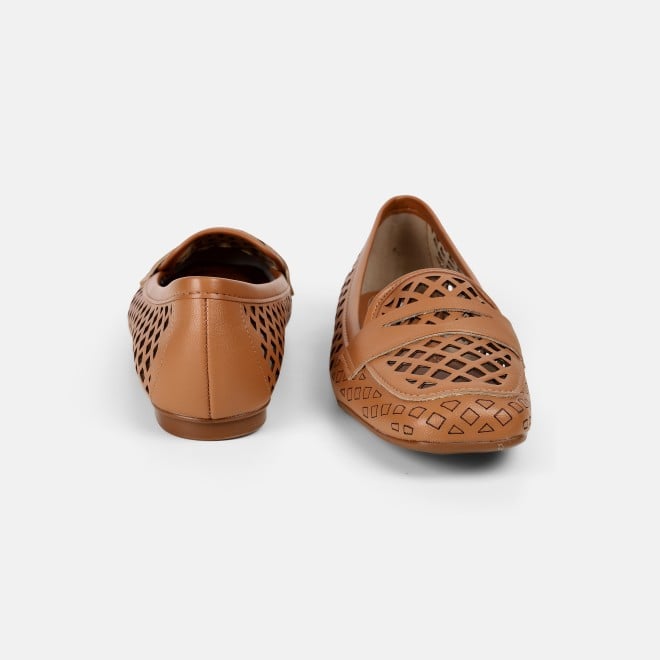 Mochi Women Camel Casual Ballerinas (SKU: 31-1093-97-37)