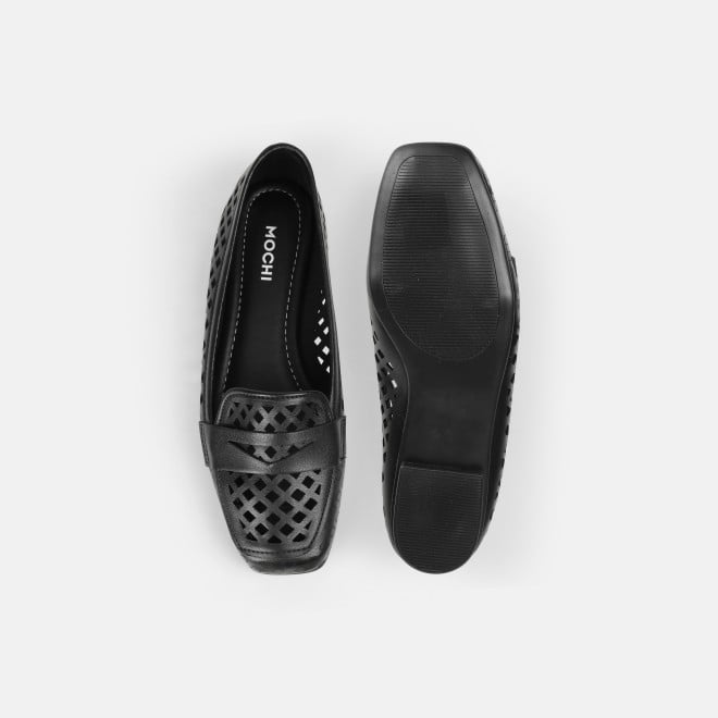 Mochi Women Black Casual Ballerinas (SKU: 31-1093l-11-42)