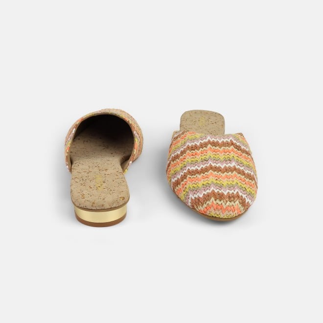 Mochi Women Beige-multi Ethnic Slip Ons (SKU: 31-1094-63-36)