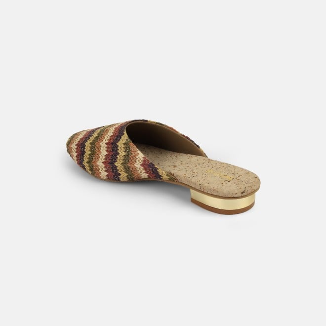 Mochi Women Brown-multi Ethnic Slip Ons (SKU: 31-1094-64-36)