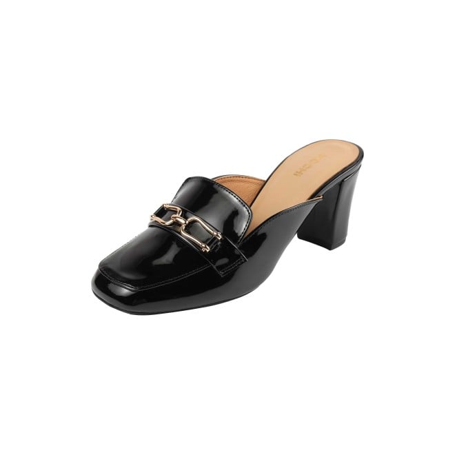 Mochi Women Black Formal Slip Ons (SKU: 31-1098-11-37)