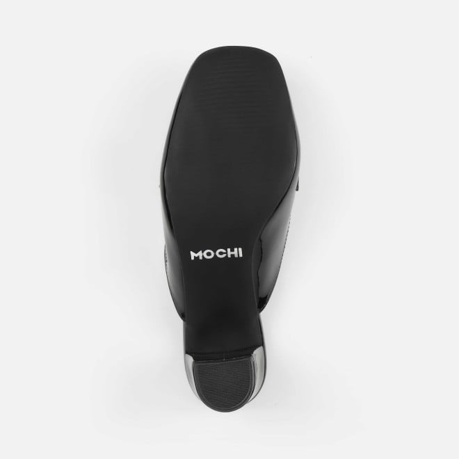 Mochi Women Black Formal Slip Ons (SKU: 31-1098-11-37)