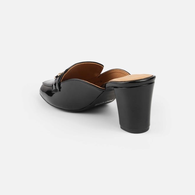 Mochi Women Black Formal Slip Ons (SKU: 31-1098-11-37)