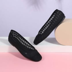 Women Black Casual Ballerinas
