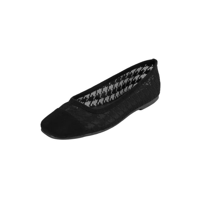 Mochi Women Black Casual Ballerinas (SKU: 31-1101-11-37)