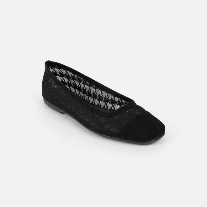 Mochi Women Black Casual Ballerinas (SKU: 31-1101-11-37)